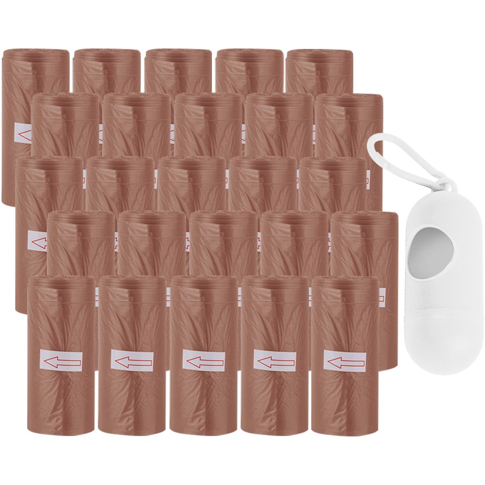 Star Babies - Scented Nappy Bag 375pcs with Dispenser - Brown