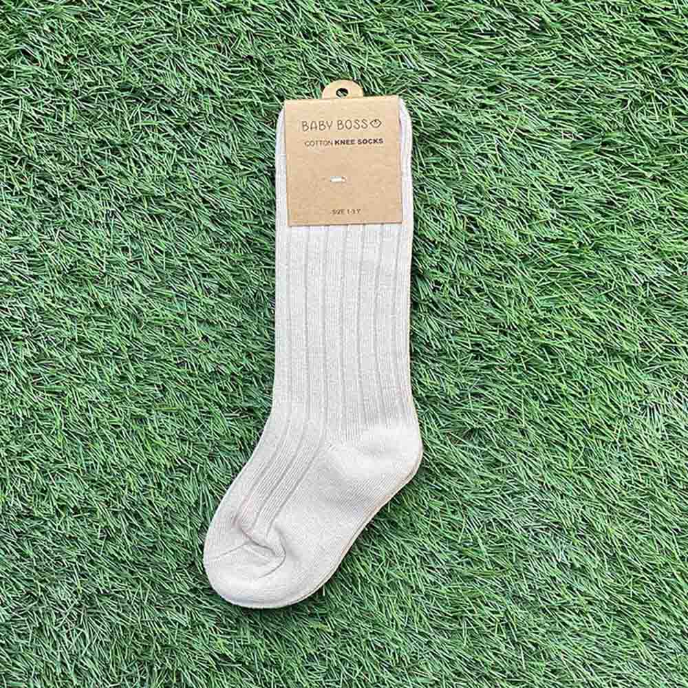Baby Boss - Knee Socks - Beige
