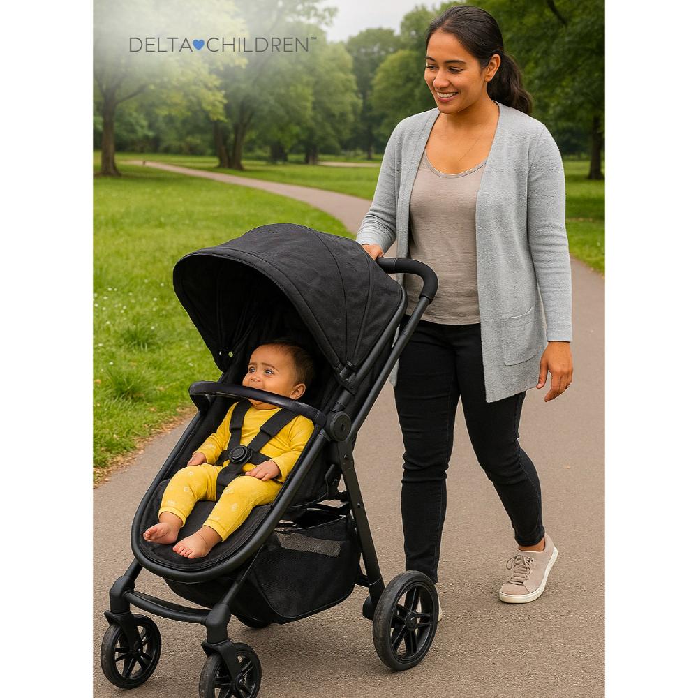 Delta Children - 2-in-1 Ultralight Baby Stroller - Reversible & Foldable