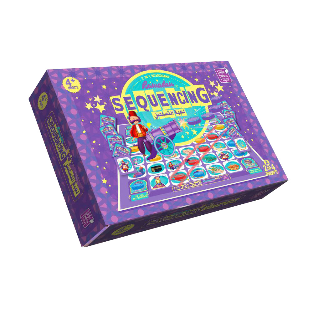 Little Packs of Prayer - Sequencing Ramadan 2-in-1 Board Game