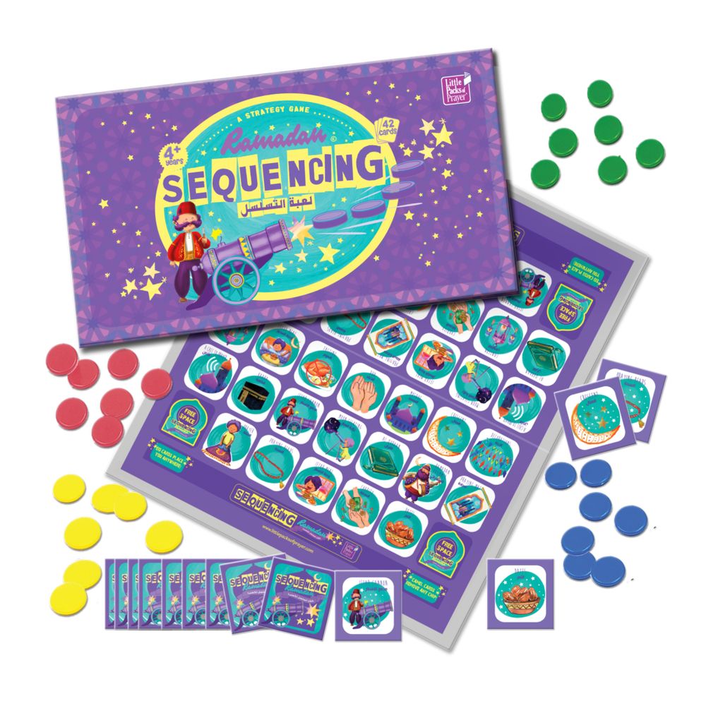 Little Packs of Prayer - Sequencing Ramadan 2-in-1 Board Game