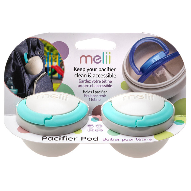 Melii Pacifier Pod - 2pcs - Grey