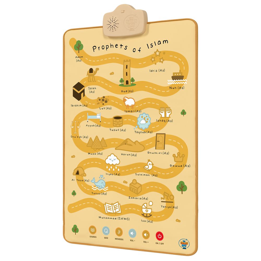 My Salah Mat - Prophets of Islam Interactive Audio Mat & Wall Art