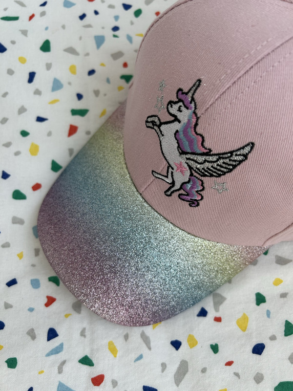 The Girl Cap - Durable Cotton Kids Cap - Unicorn - Pink
