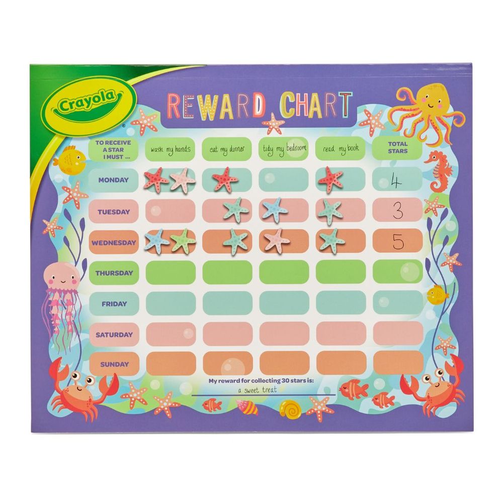 Crayola - Under the Sea Reward Chart And Crafting Activity Kit