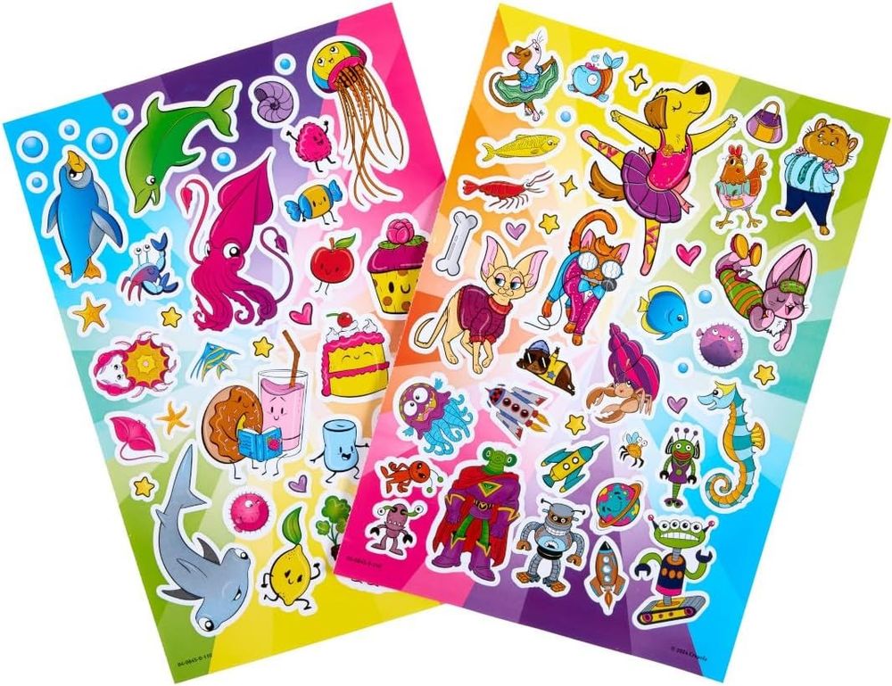 Colossal Collection Of Coloring Book With 2 Sticker Sheets