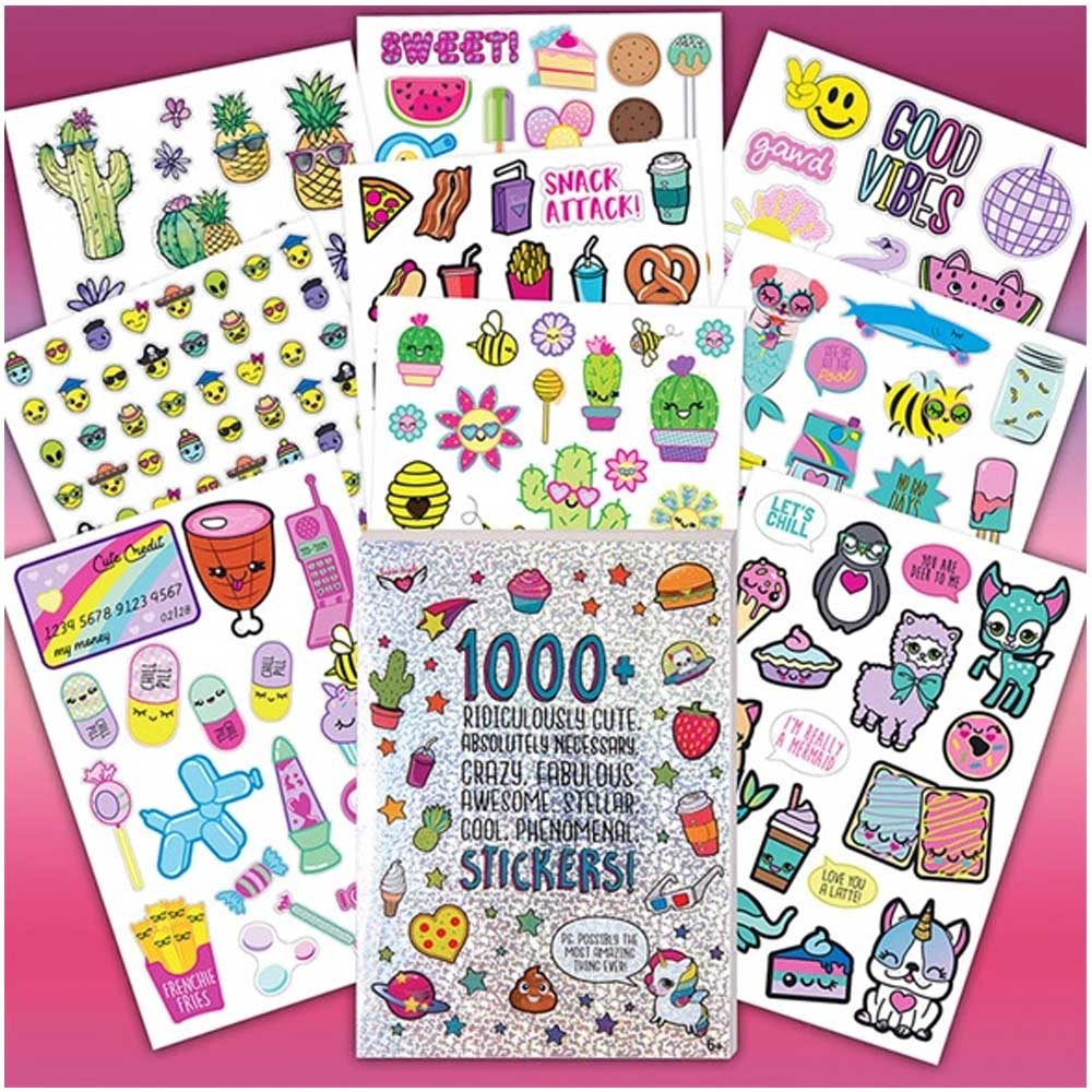 Crayola Fashion Angels Sticker Album - Pack Of 1 - 1000+ Pcs - Style May Vary