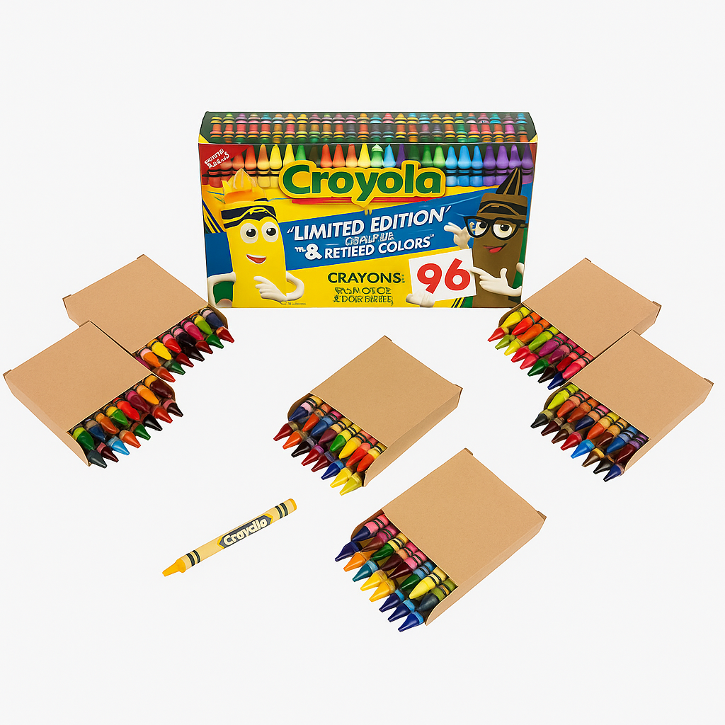 Crayola - Classic & Limited Edition Crayons - Multicolor - 96pcs