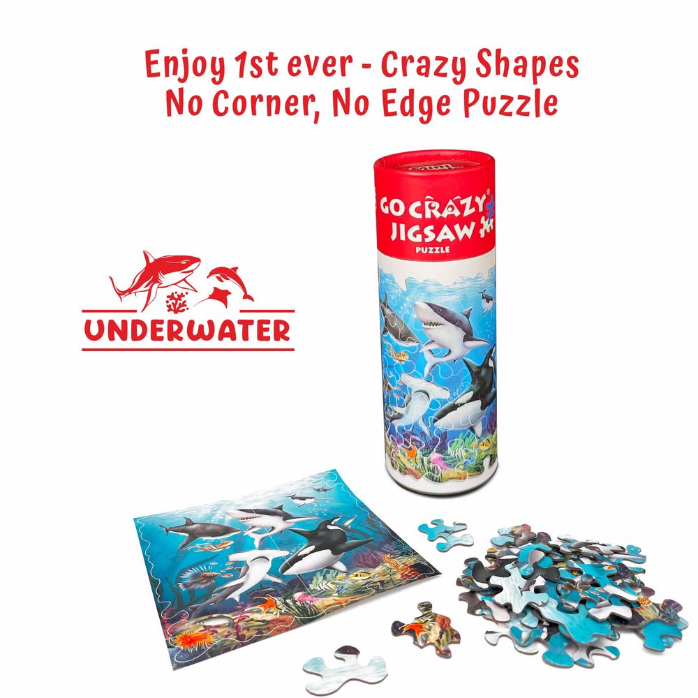 Unikplay - Mini Jigsaw Puzzle Tube - Underwater - 30 Pcs