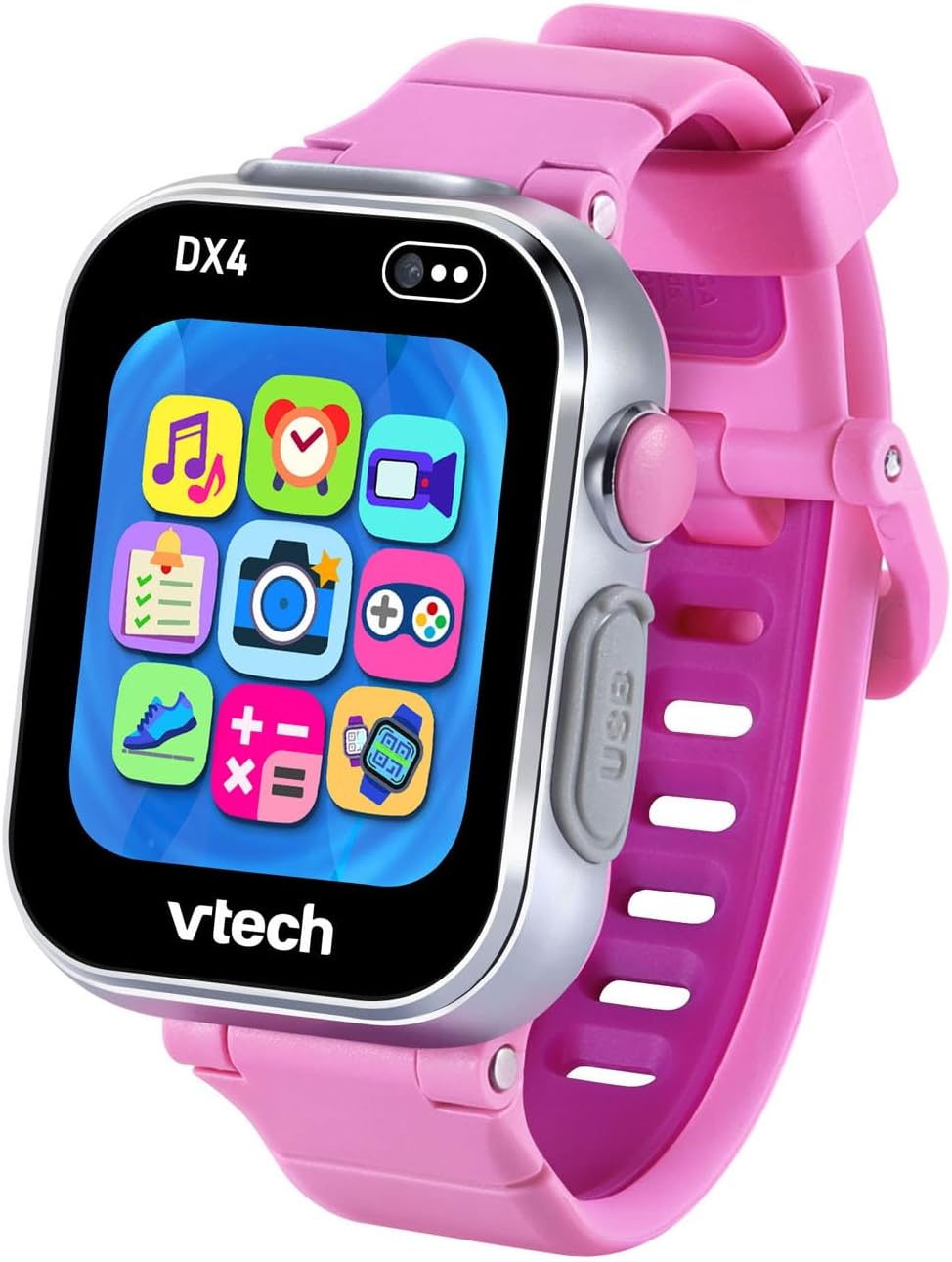 VTech - Kidizoom Smartwatch DX4 - Pink - Camera, Games, Video Recorder & Voice Changer - Pink