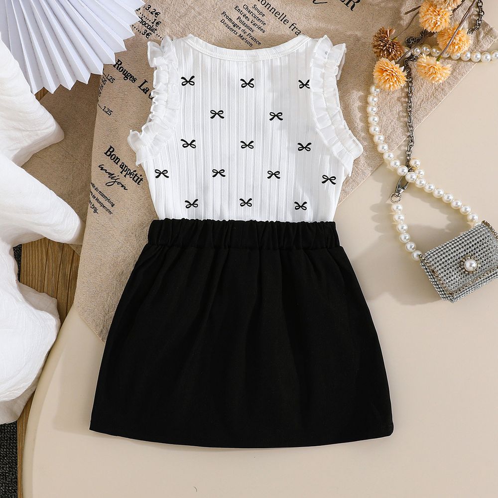 Sugar Rush - 2pc-Set - Top & Bottom - Black/White