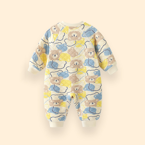 Sugar Rush - Printed Design Romper - Multicolor