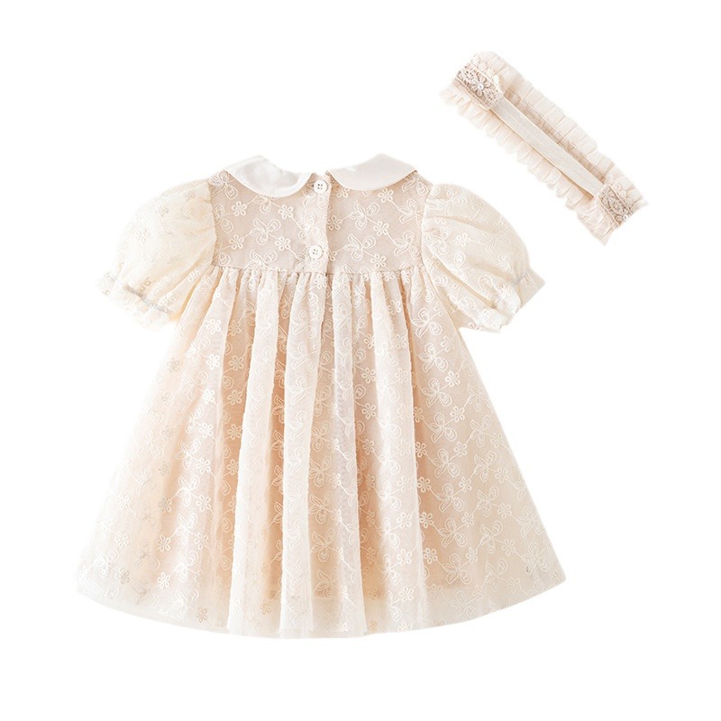 Sugar Rush - Solid A-Line Dress - Beige