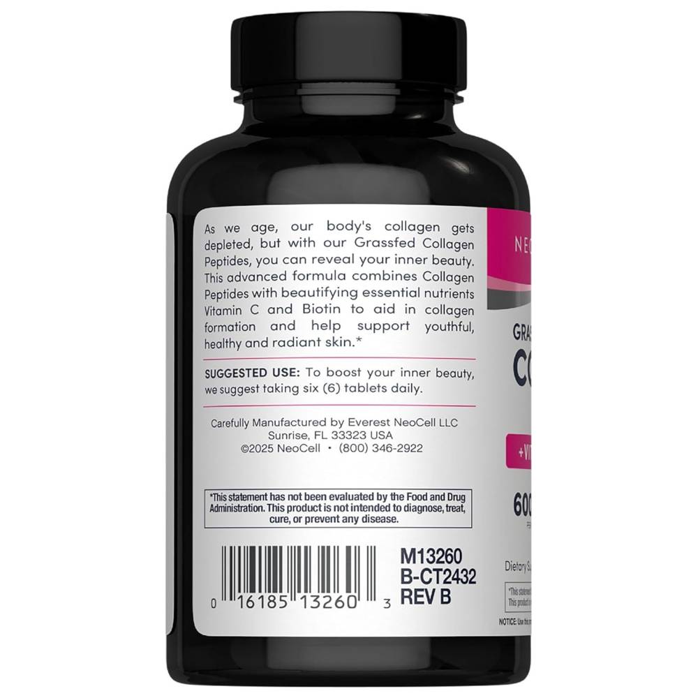 Neocell - Super Collagen With Vitamin C & Biotin Tablets  - 180 Pcs