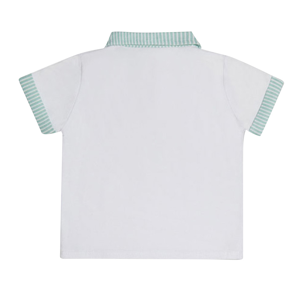 Jules & Juliette - Brandan Short Sleeve Polo T-Shirt - White