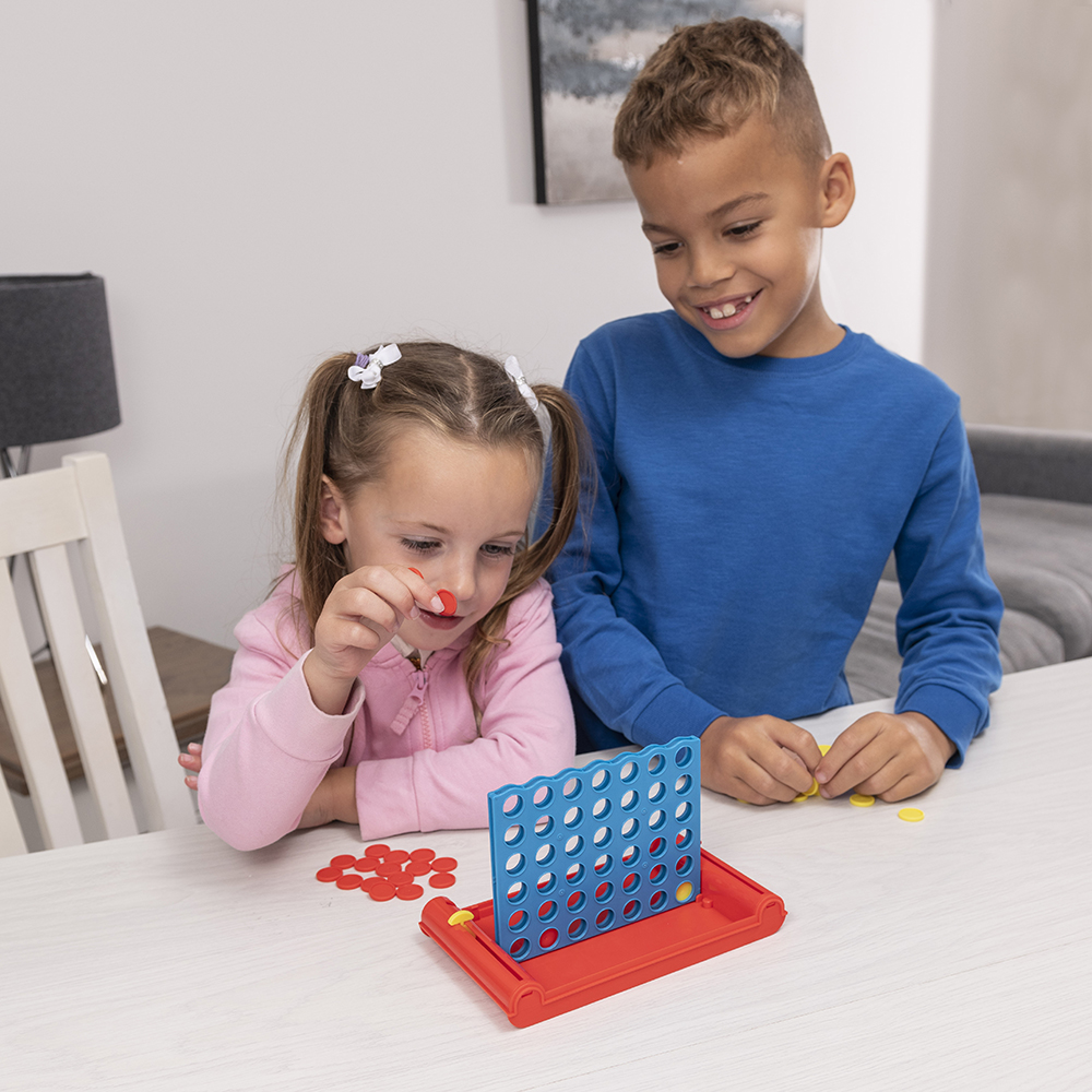 Epic Fun - Line Up 4 Pick & Play Game - Blue/Red