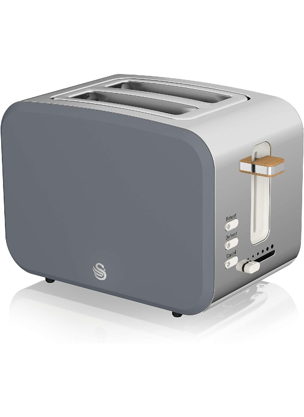 Swan Nordic 2-Slice Toaster ST14610GRYN 900W - Grey