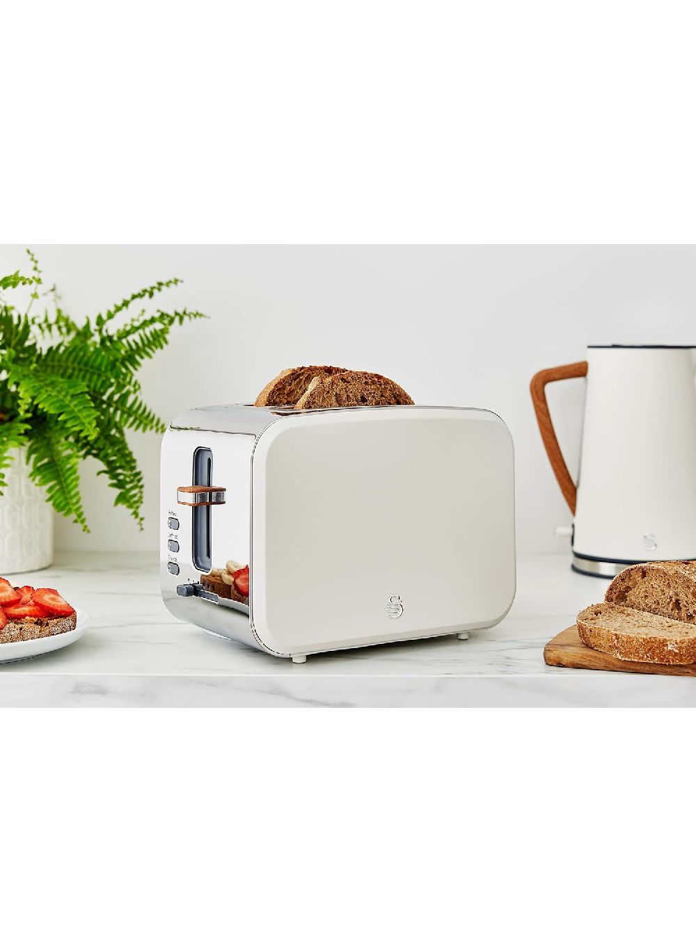 Swan Nordic 2-Slice Toaster ST14610WHTN 900W - White