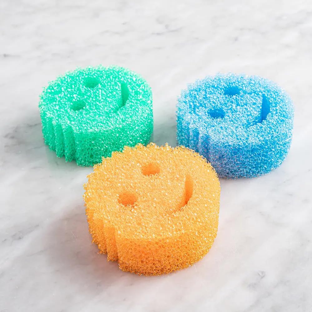 Scrub Daddy - Flextexture All Purpose Scrubber 8Pcs - Color May Vary