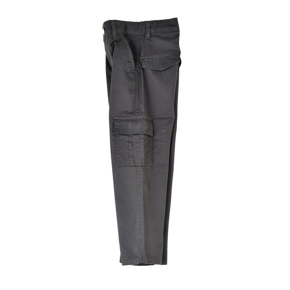 Jam - Boys' Cargo Pants With Side Pockets - Charcoal Grey