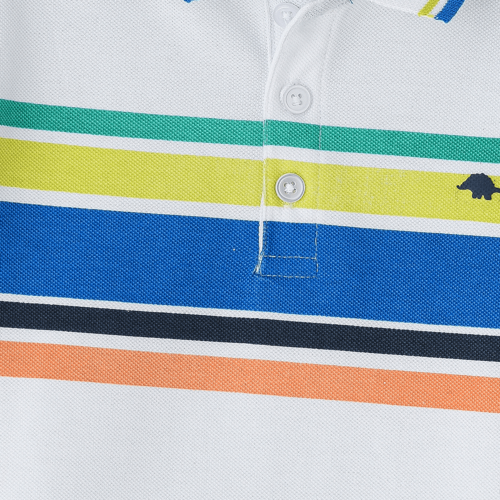 Jam - Boys' Striped Cotton Polo Shirt - Multicolor