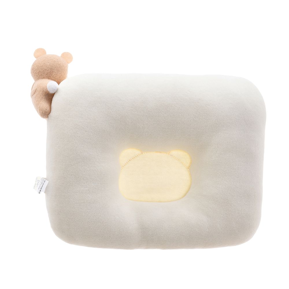 Tiny Hug - Newborn Baby Square Pillow - Ivory