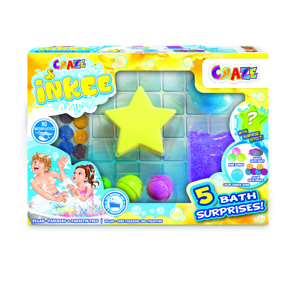 Craze - Inkee 5 Bath Bomb Playful Surprises With Aroma