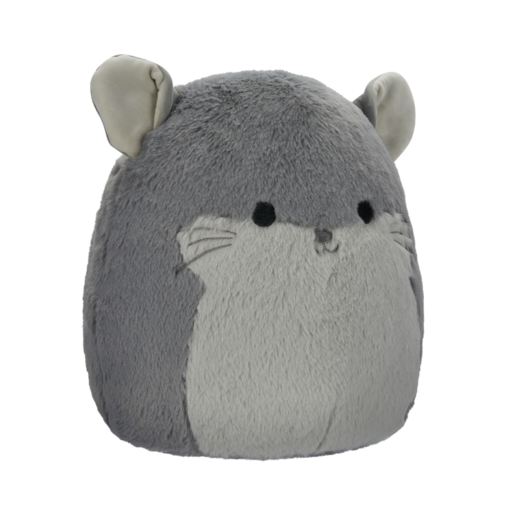 Squishmallows - Fuzzamallows Miper Chinchilla Plush Toy - 30cm