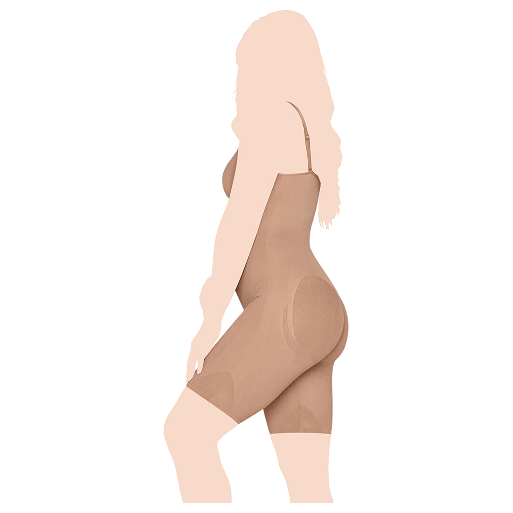 Mums & Bumps - Leonisa - Full Coverage Seamless Smoothing Bodysuit - Nude