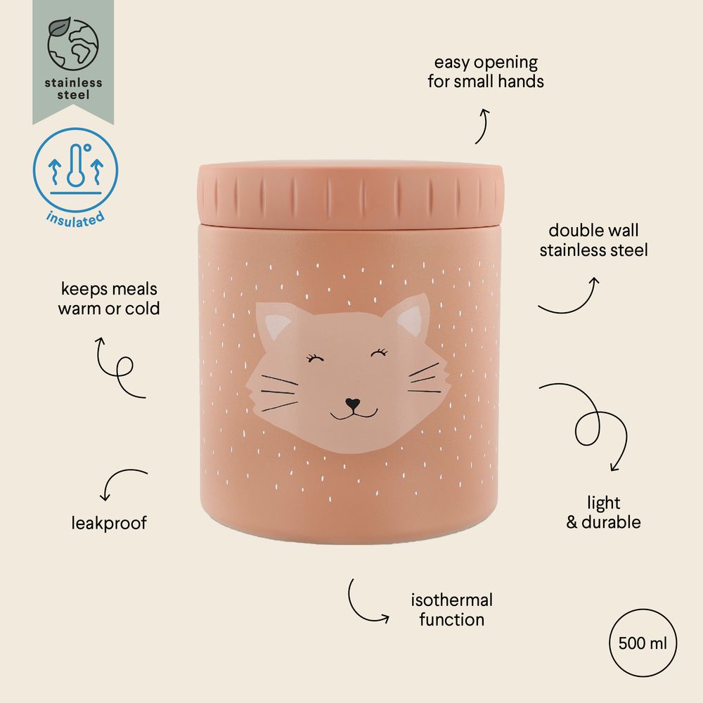 Trixie - Insulated Food Jar 500ml - Mrs. Cat