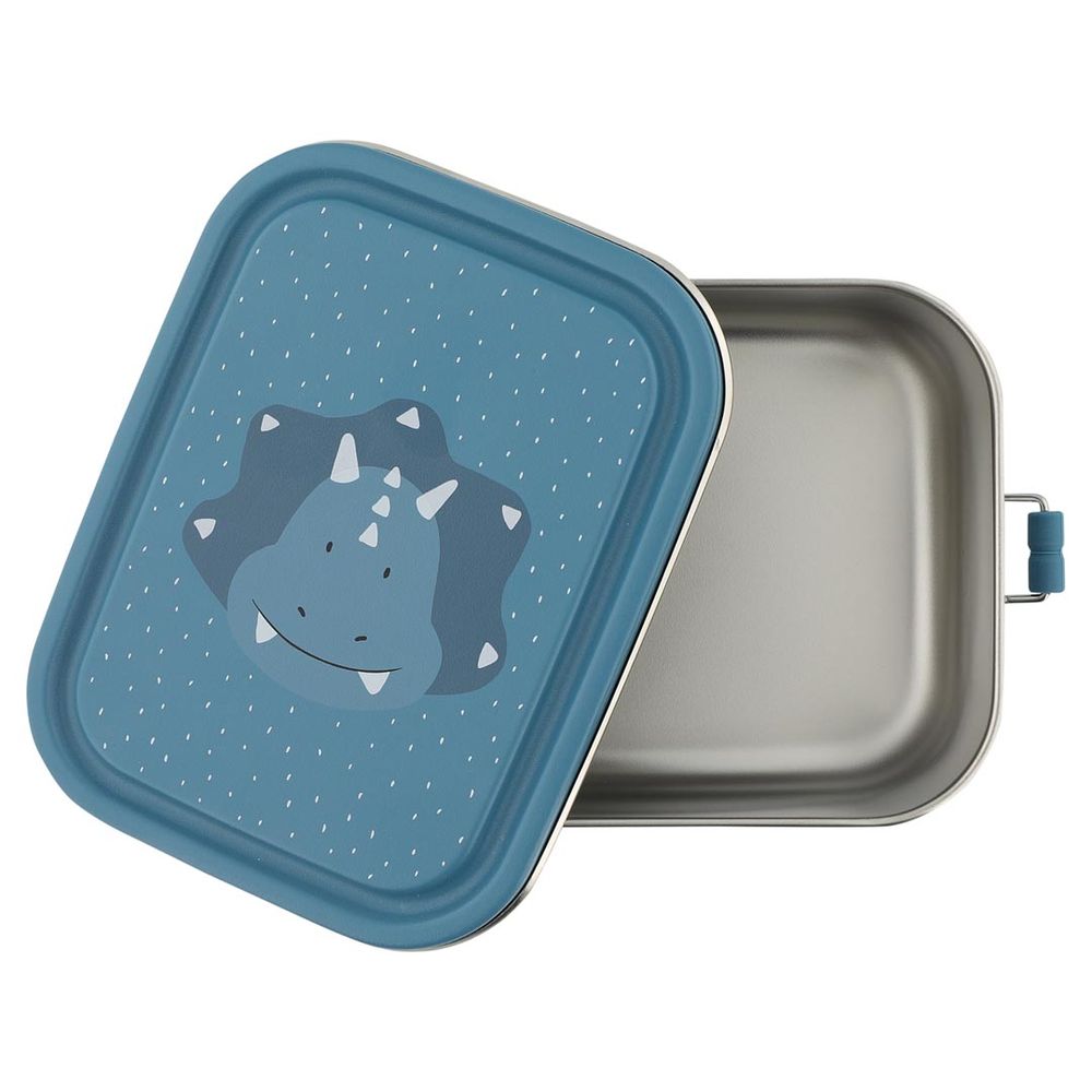 Trixie -  Mr. Triceratops Lunch Box - Blue - Small