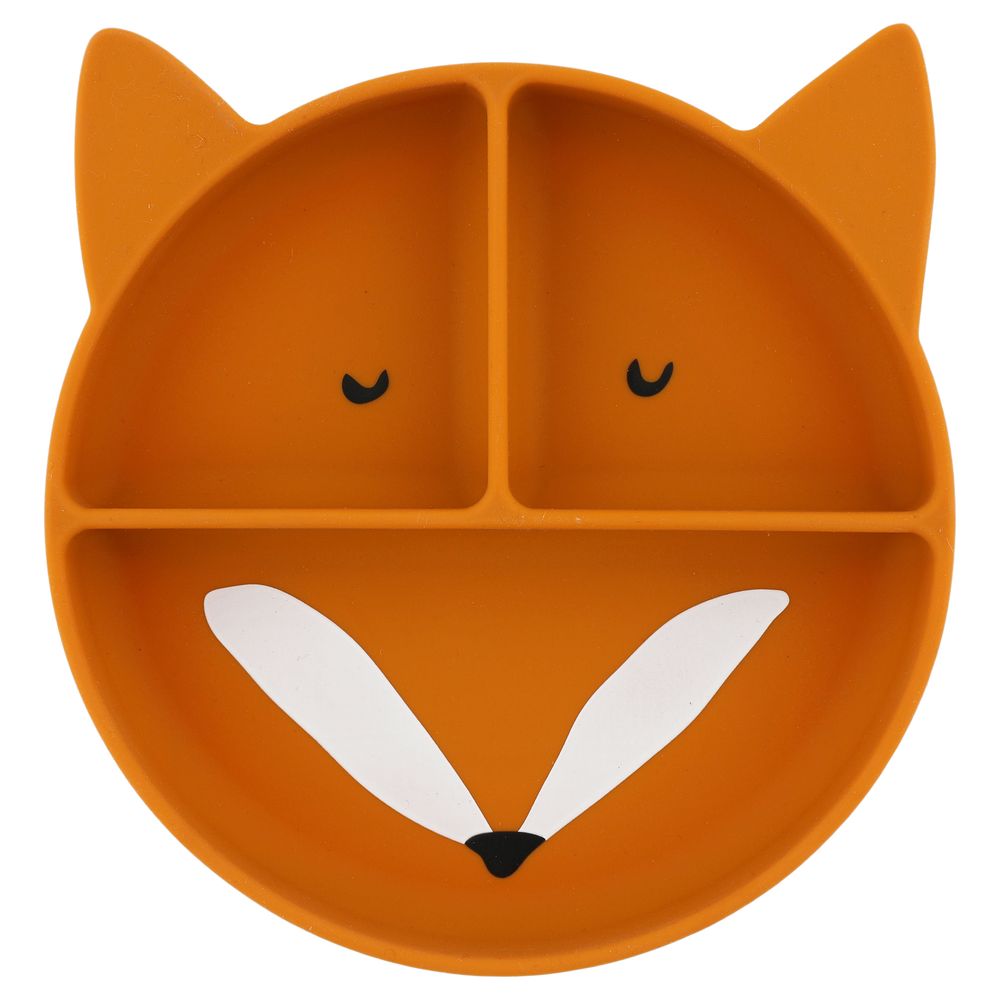 Trixie - Silicone Divided Plate WithSuction - Mr. Fox