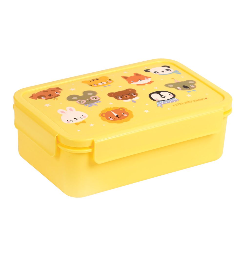 A little Lovely Company - Kids Bento Lunch Box - Animal Friends