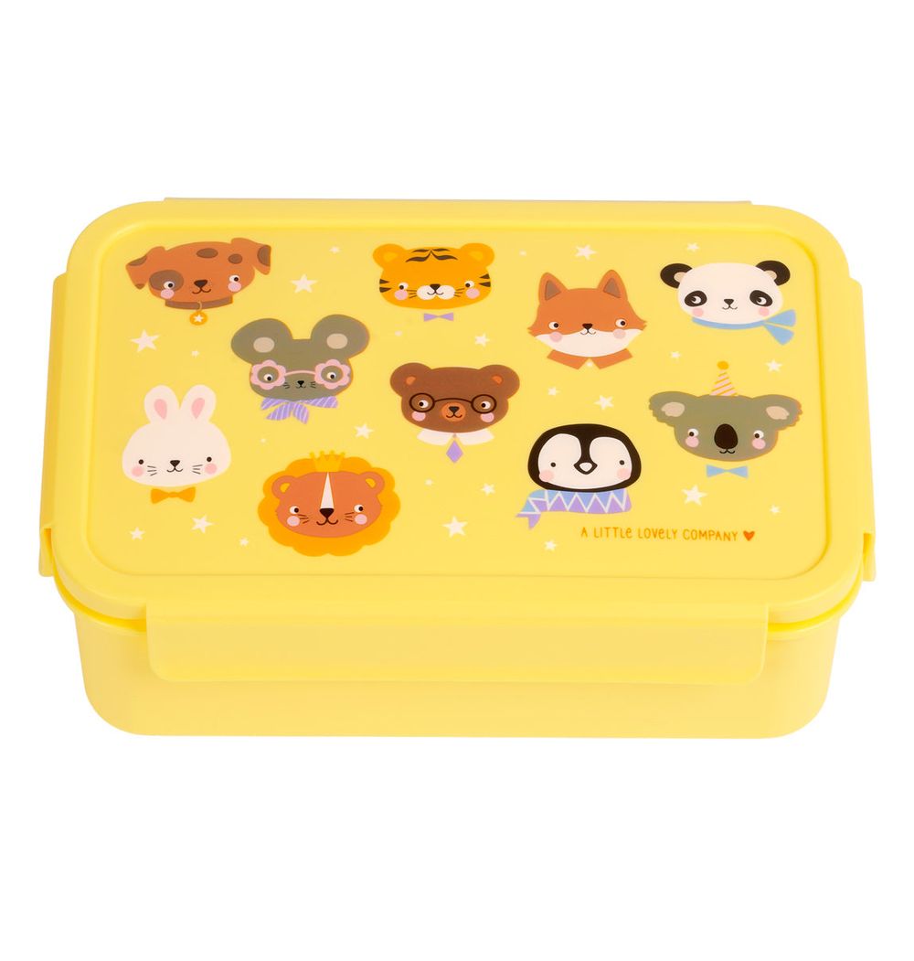A little Lovely Company - Kids Bento Lunch Box - Animal Friends