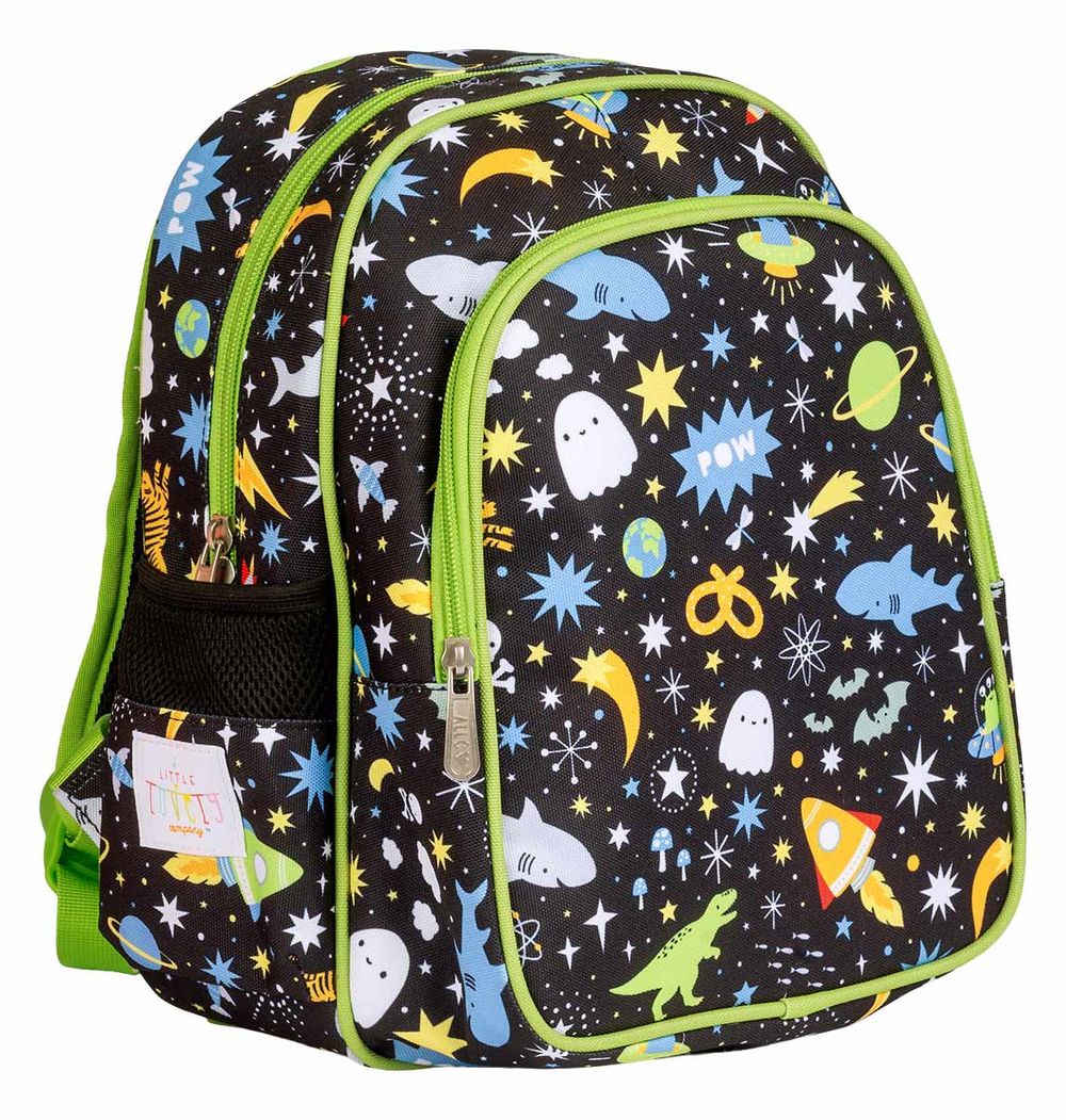A Little Lovely Company - Kids' Backpack - Galaxy - 12.6-Inch/32.5cm