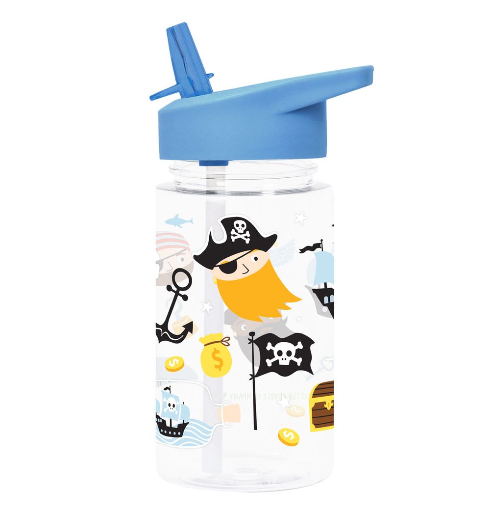 A Little Lovely Company - Kids' Water Bottle - Pirates - 450ml