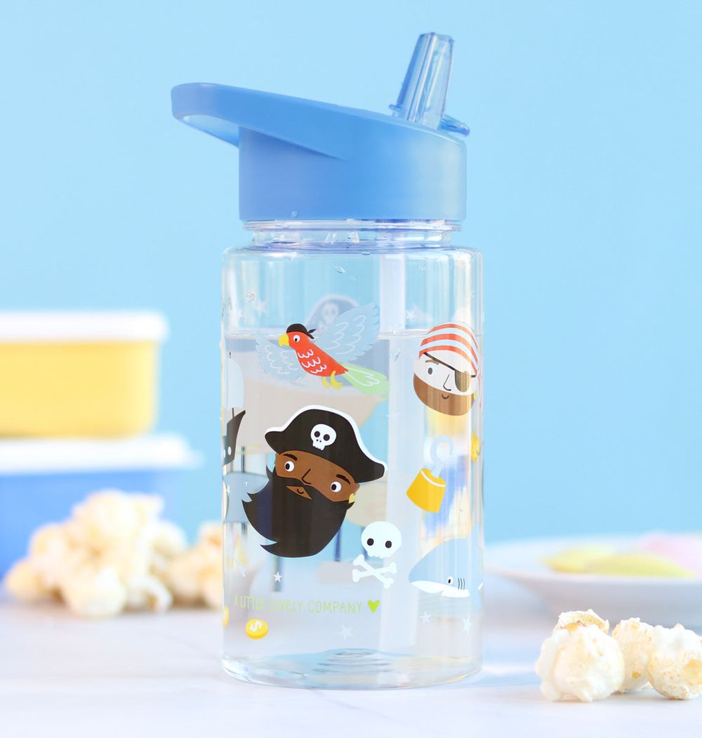 A Little Lovely Company - Kids' Water Bottle - Pirates - 450ml