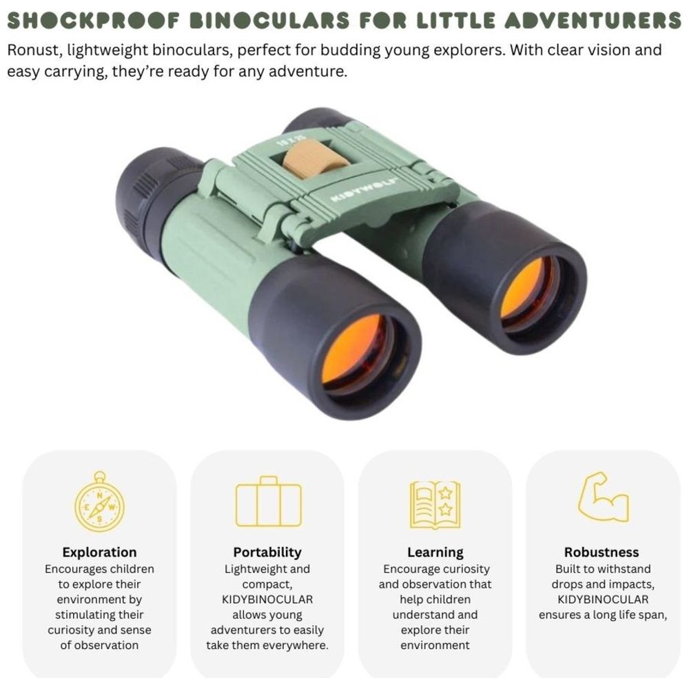 Kidywolf Kidybinoculars Shockproof Binoculars