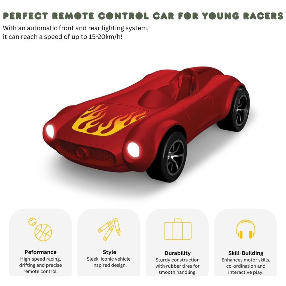 Kidywolf - Kidycar Remote Control Drift Car - Green