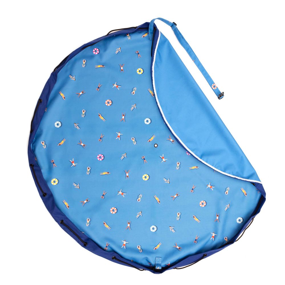 Play & Go - 2-In-1 Outdoor Playmat And Storage Bag - Blue