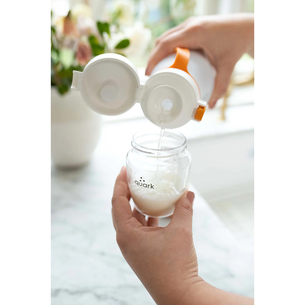 Quark Buubi Smart Portable Milk Warmer - White/Orange