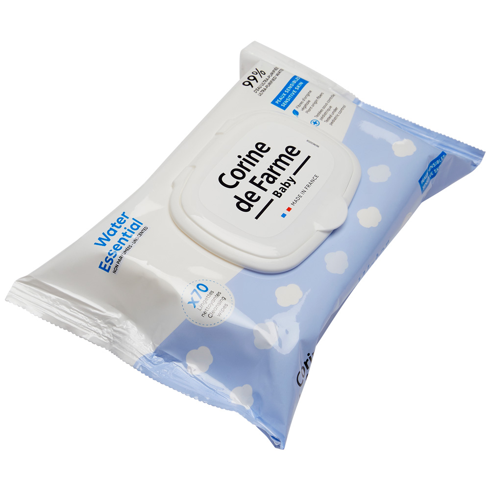 Corine De Farme - Water Essential Unscented Baby Wipes - Pack of 3 - 210 Pcs