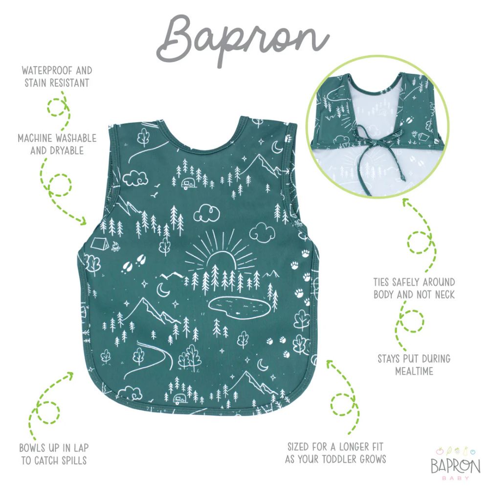 Bapronbaby - Feeding Bib - Pine Forest