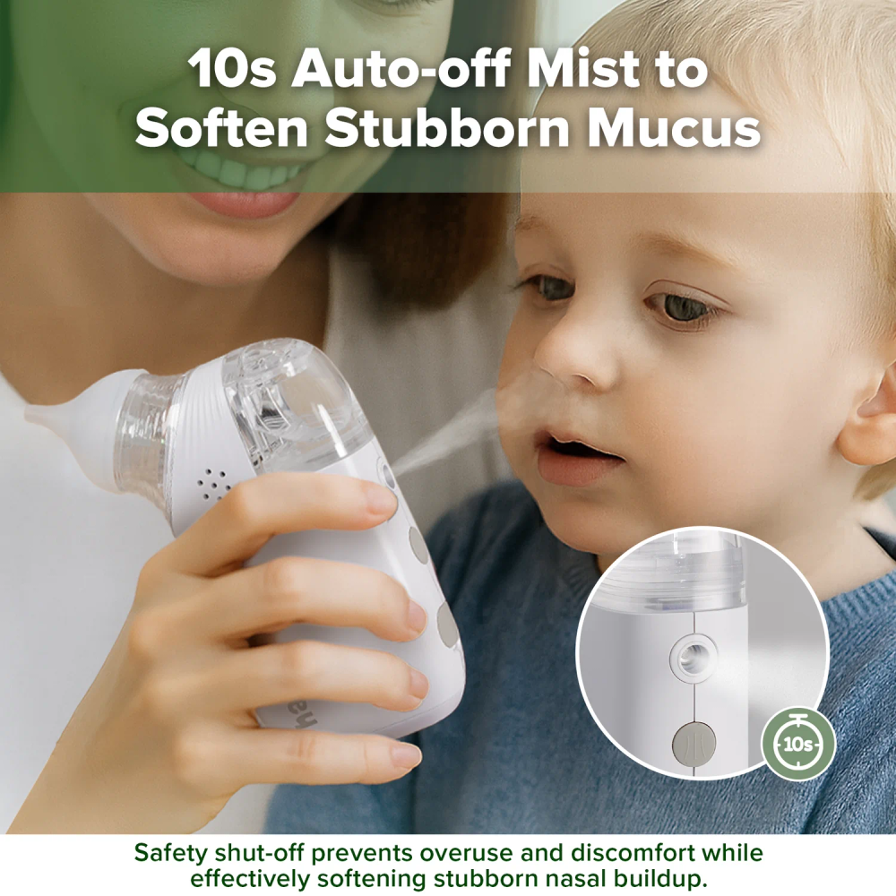 Haakaa - 2-in-1 Electric Baby Nasal Aspirator With Sprayer