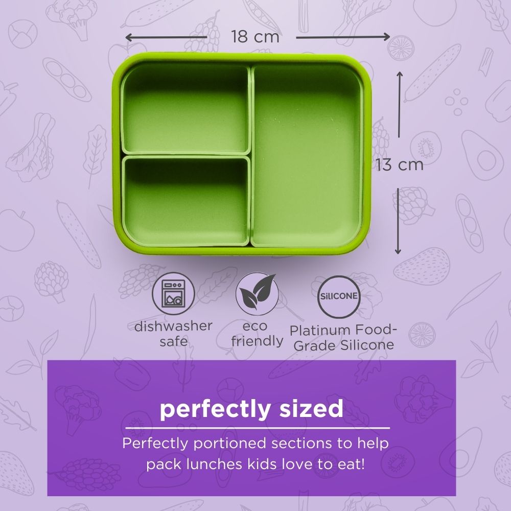 Lunchbots - Medium Build-A-Bento - Sea Foam Green