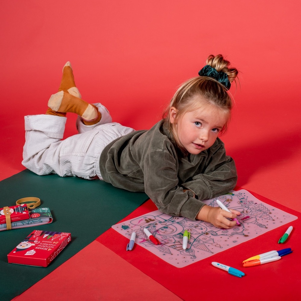 Super Petit Christmas Village Letter To Santa Clause And 5 Markers