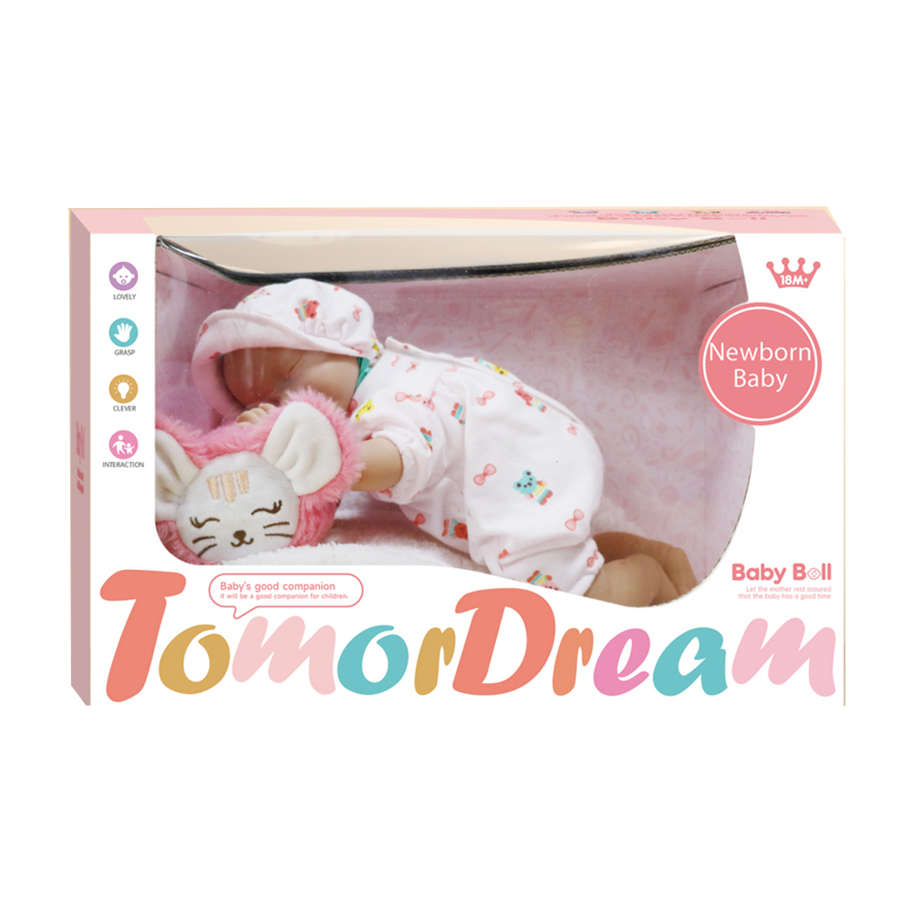 Stem - Sleeping Baby Doll 12-inch - Pink