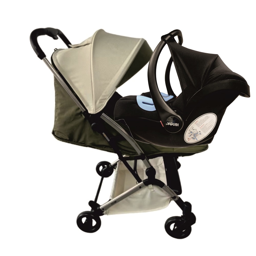 Youbi - Toddler German Travel System With Newborn Attachment - Olive
