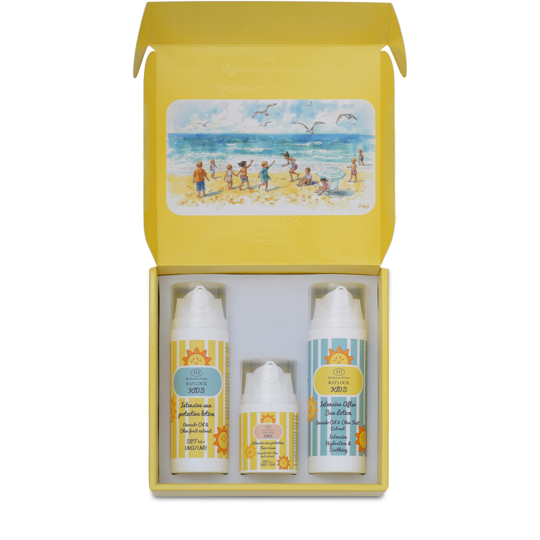 Herbarium Divine Raylock Kids Suncare Set - Pack Of 3