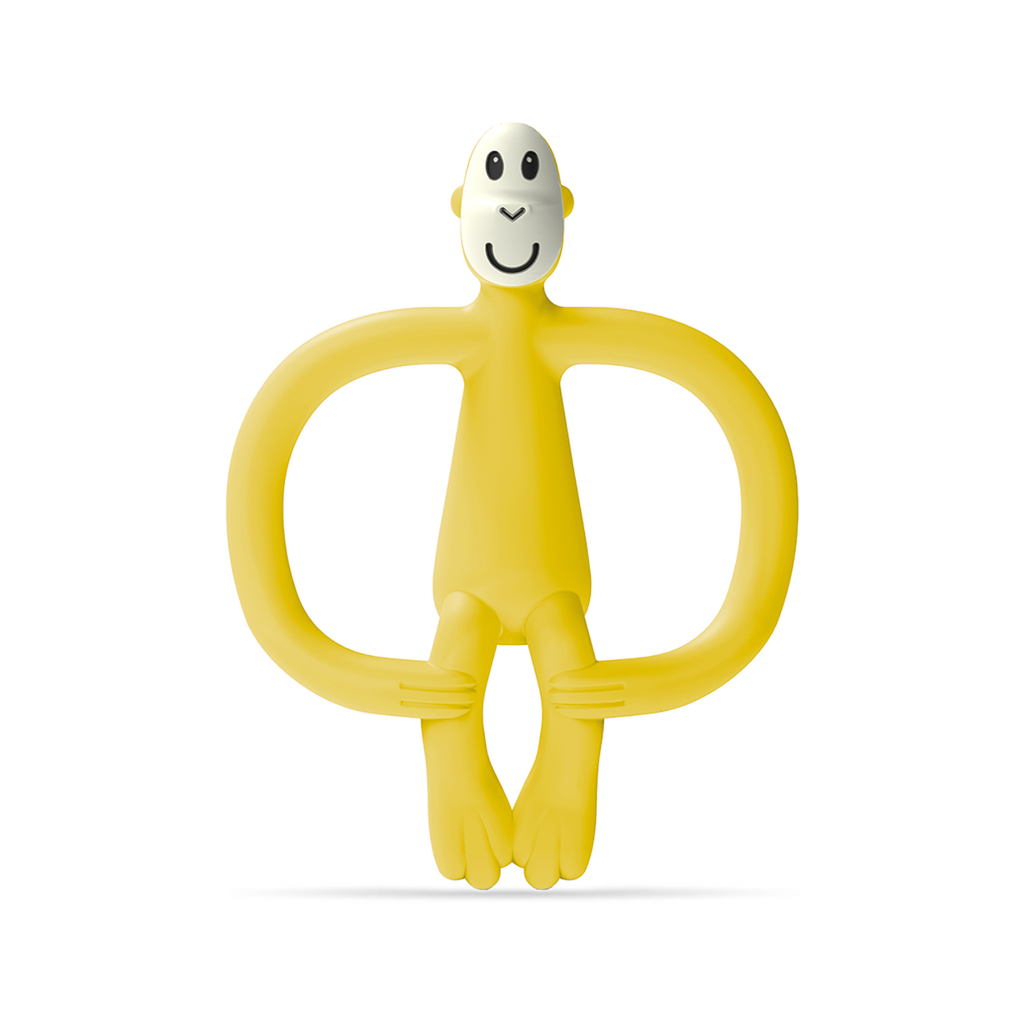 Matchstick Monkey - No Tail Monkey Teether - Yellow
